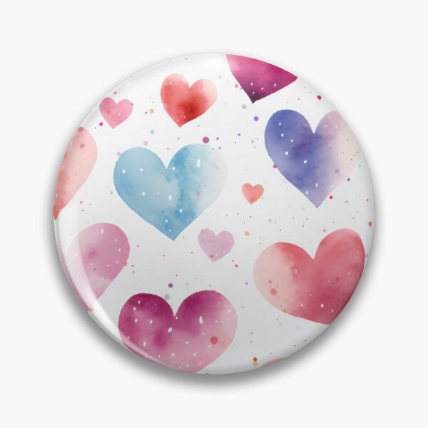 Item preview, Heart Watercolor Digital Design designed and sold by RestingLioness.