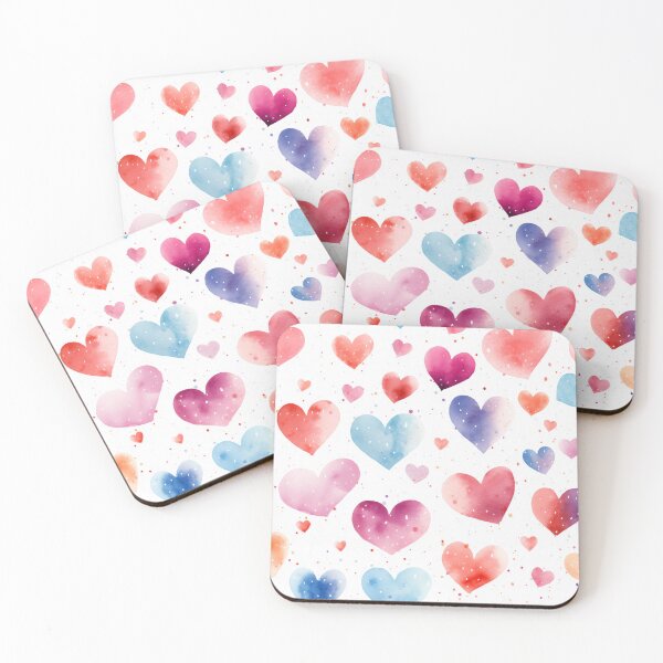 Item preview, Heart Watercolor Digital Design designed and sold by RestingLioness.