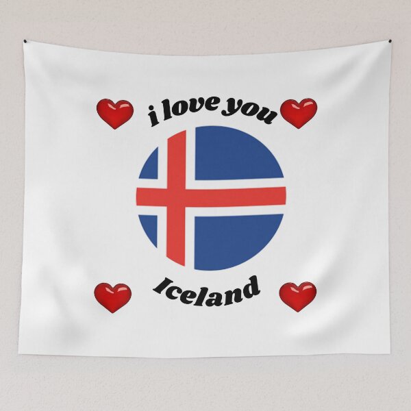 Item preview, icelandic flag designed and sold by CARANIACLS.