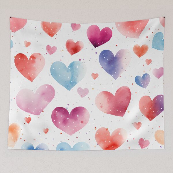 Item preview, Heart Watercolor Digital Design designed and sold by RestingLioness.
