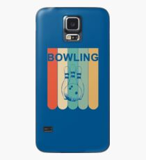 Retro Bowling Vintage Design Art for Bowlers T-Shirt Case/Skin for Samsung Galaxy