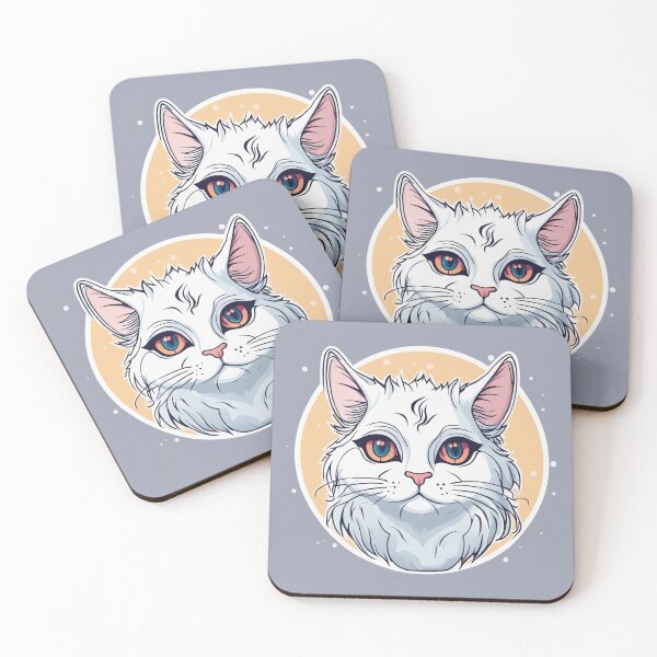 Item preview, Elegantly Adorable: Cute Persian Cat Art for Devoted Cat Parents Pastel designed and sold by shypixels.