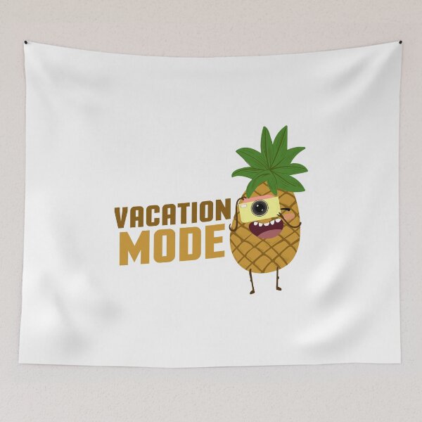 Artikelvorschau, Vacation Mode Funny Summer Pineapple entworfen und verkauft von newstartdesign.