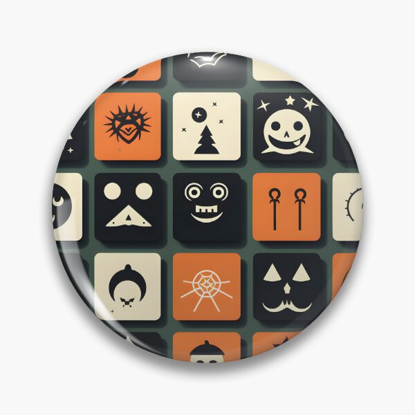 Item preview, Minimal Halloween icon set black, white,orange designed and sold by Sunakokookkook.