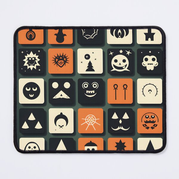 Item preview, Minimal Halloween icon set black, white,orange designed and sold by Sunakokookkook.