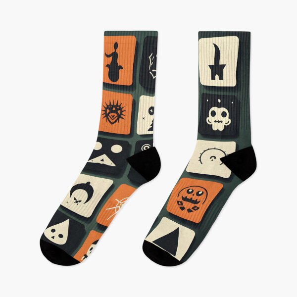 Item preview, Minimal Halloween icon set black, white,orange designed and sold by Sunakokookkook.