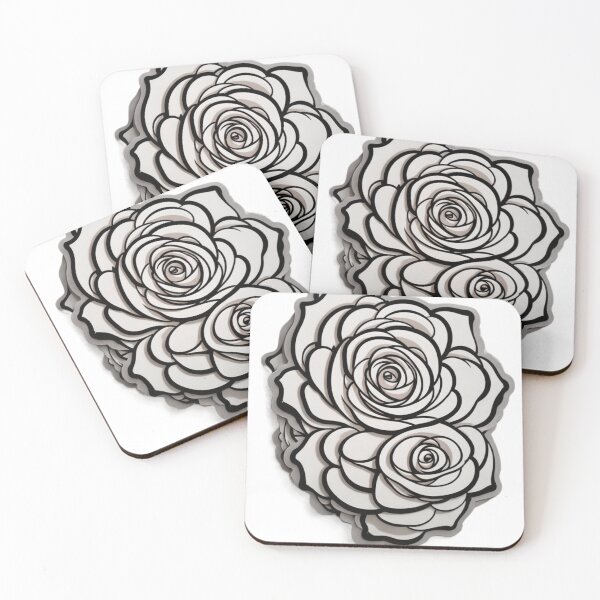 Item preview, black rose sticker designed and sold by Tape2Sticker.
