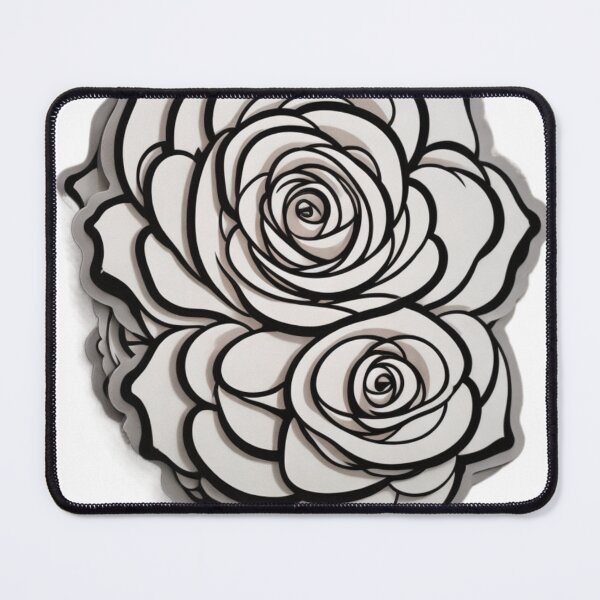 Item preview, black rose sticker designed and sold by Tape2Sticker.