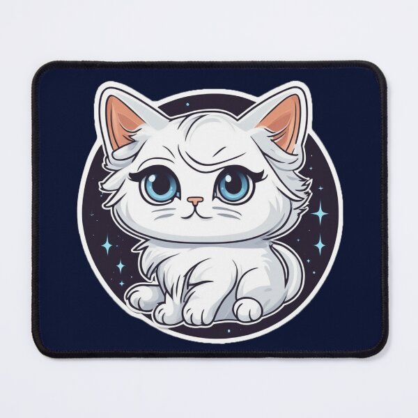 Item preview, Persian Beauty: Captivating Artwork for Loving Cat Lovers Cute Kawaii Pastel designed and sold by shypixels.