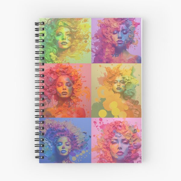 Item preview, Woman painted with paints of many colors designed and sold by Sixcom.