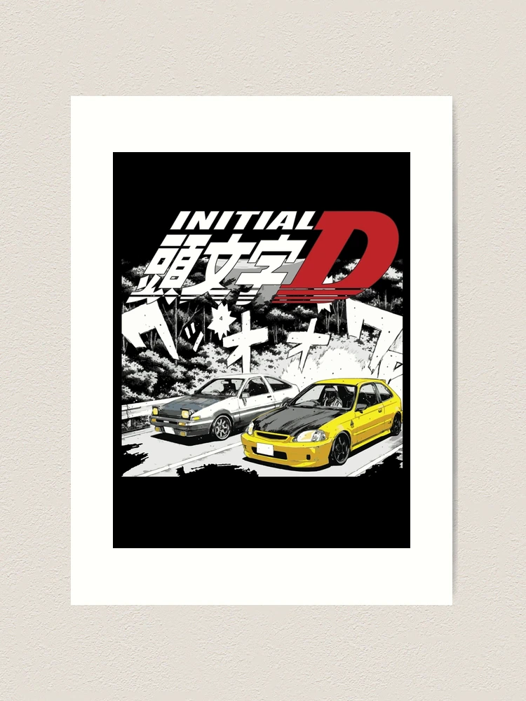 Initial D Drifting ek9 spoon todo vs AE86 Takumi racing