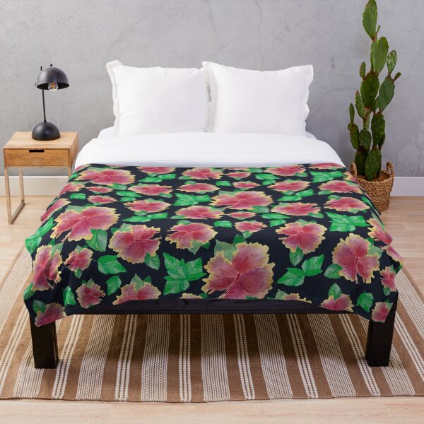 Item preview, Dark Blue Tequila Sunrise Hibiscus Flower Pattern Pieretto designed and sold by Pieretto.