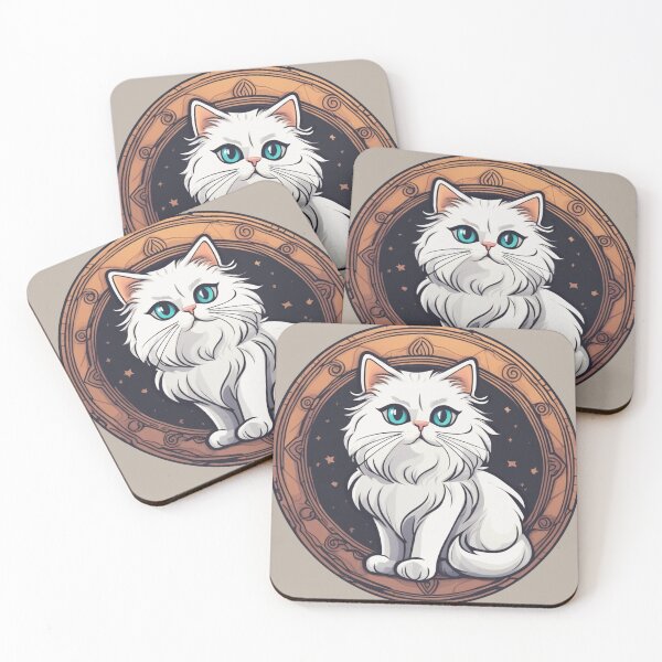 Item preview, Charming Persian Companionship: Art that Speaks to Cat Moms and Dads, Parents, Lovers Cute Pastel Kawaii designed and sold by shypixels.