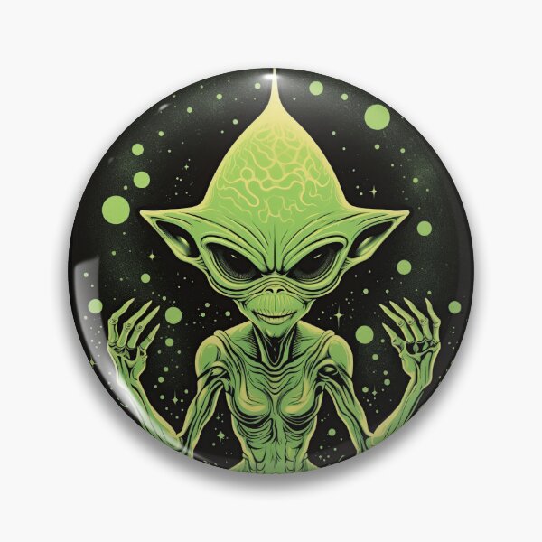 Item preview, Happy Green Alien designed and sold by EdgarJake.