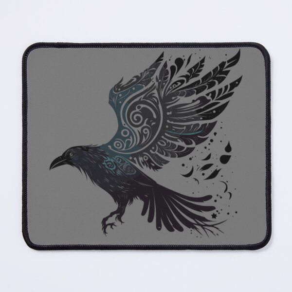 Item preview, Crow Raven Kattegat Viking T-Shirt & accessories for Viking warriors Lover designed and sold by Arty Fun Shop.