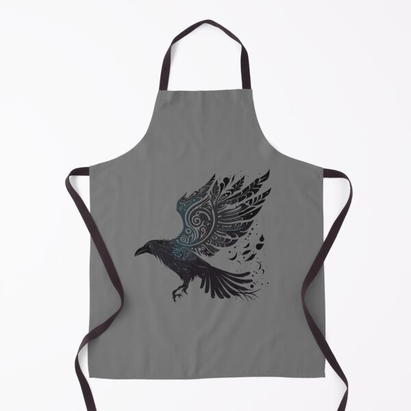 Item preview, Crow Raven Kattegat Viking T-Shirt & accessories for Viking warriors Lover designed and sold by Arty Fun Shop.