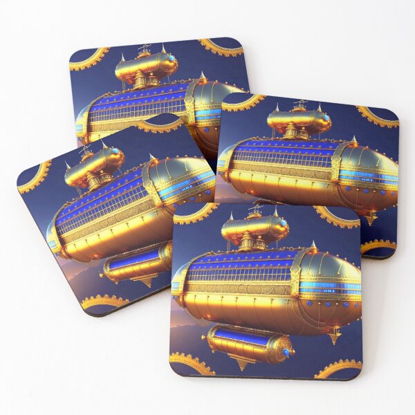 Item preview, Steampunk airship designed and sold by M-Y-A-R-T-.