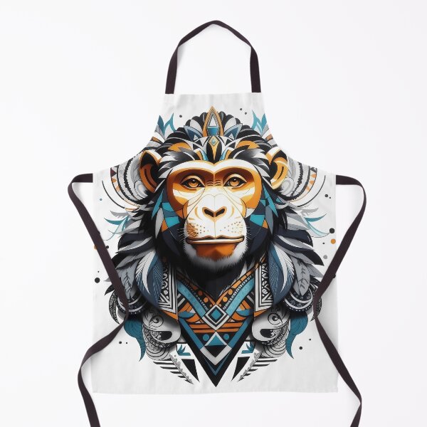 Item preview, Tribal monkey spirit logo designed and sold by Laufer15.