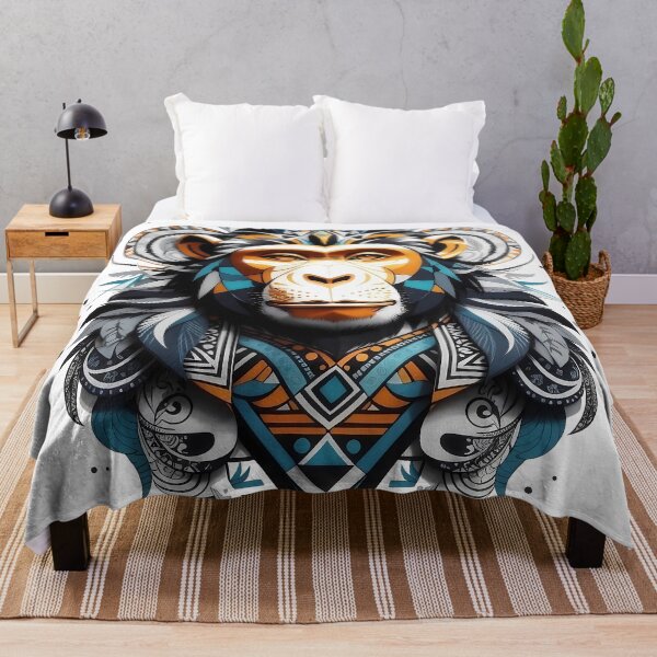 Item preview, Tribal monkey spirit logo designed and sold by Laufer15.