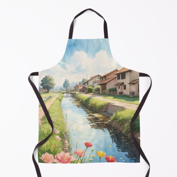 Item preview, Watercolor painting of an irrigation designed and sold by ROKANDESIGNART.