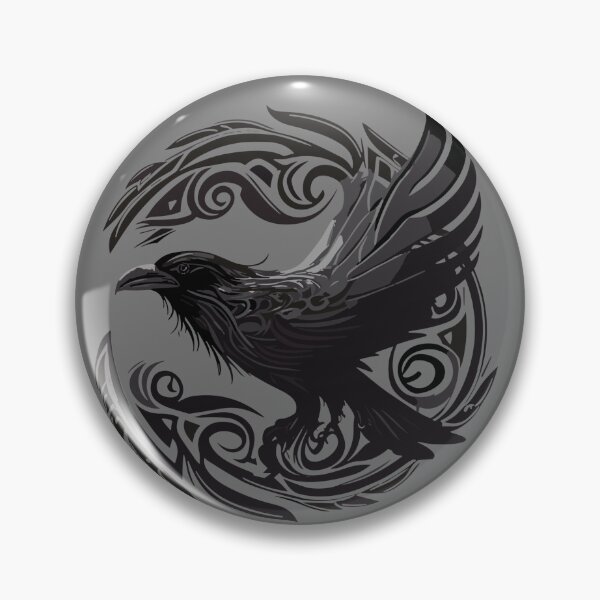 Item preview, Crow Raven Kattegat Viking T-Shirt & accessories for Viking warriors Lover designed and sold by Arty Fun Shop.
