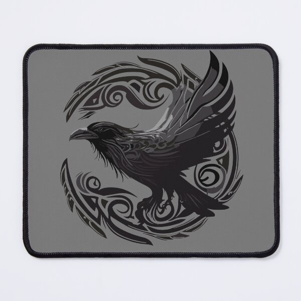 Item preview, Crow Raven Kattegat Viking T-Shirt & accessories for Viking warriors Lover designed and sold by Arty Fun Shop.