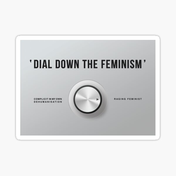 Item preview, Dial Down the Feminism (English) designed and sold by dialitdown.