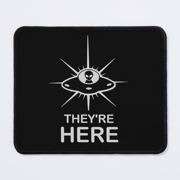 Item preview, UFO/UAPs Aliens They're Here designed and sold by SpaceAlienTees.