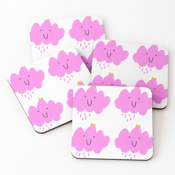 Item preview, Pink kawaii Rain Clouds Sickers Pack designed and sold by Allomensiaa.