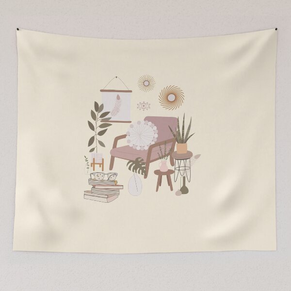 Item preview, Cozy reading corner designed and sold by BookishSpace1.