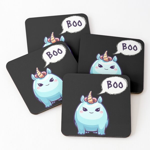 Item preview, Boo Unicorn Kawaii Halloween Boonicorn  designed and sold by Ujourney.