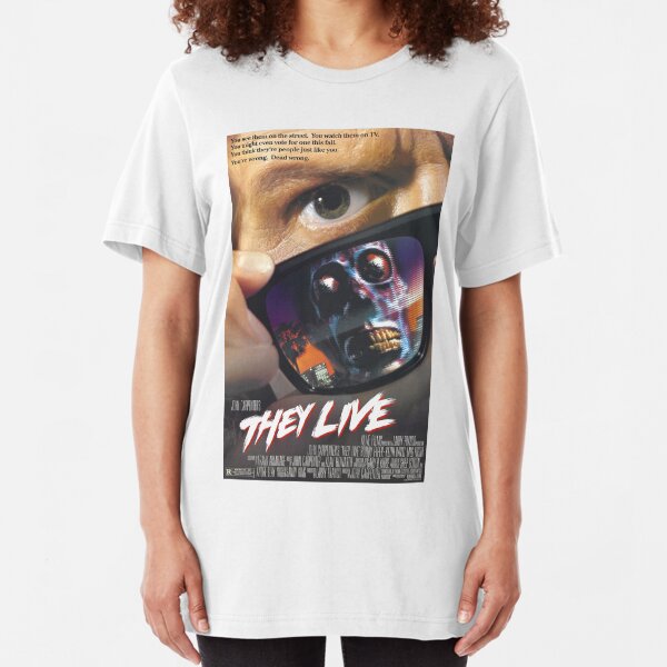 They Live! Slim Fit T-Shirt