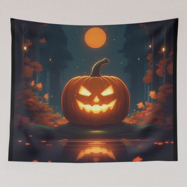 Item preview, Jack-O-Lantern Pixel Halloween designed and sold by PLANTONE.