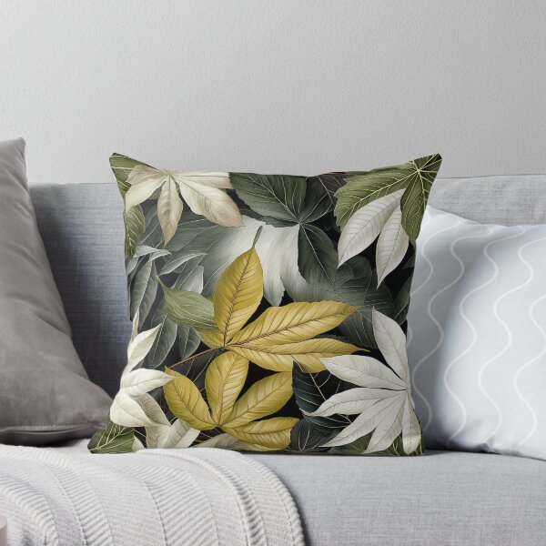 Item preview, Botanical Bliss tropical leaves natural designed and sold by Piyakan.