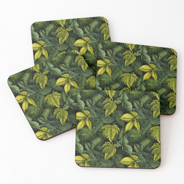 Item preview, Botanical Bliss  tropical leaves  natural designed and sold by Piyakan.