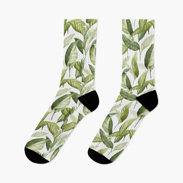 Item preview, Botanical Bliss  tropical leaves  natural designed and sold by Piyakan.