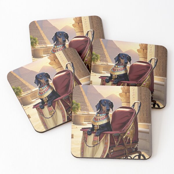 Item preview, Pharaoh dachshund in Egypt designed and sold by MarcoDesigner78.