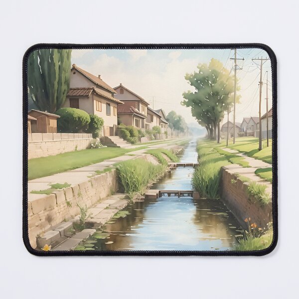 Item preview, Watercolor painting of an irrigation designed and sold by ROKANDESIGNART.