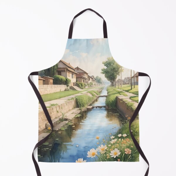 Item preview, Watercolor painting of an irrigation designed and sold by ROKANDESIGNART.