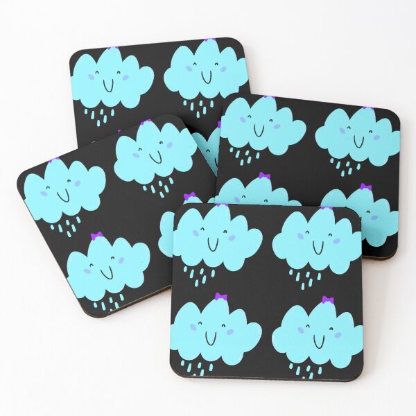 Item preview, Sky Blue kawaii Clouds Sickers Pack designed and sold by Allomensiaa.