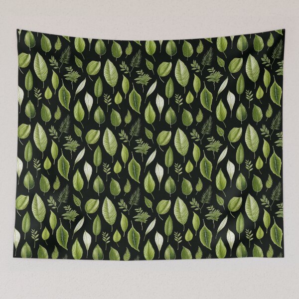 Item preview, Botanical Bliss tropical leaves natural designed and sold by Piyakan.