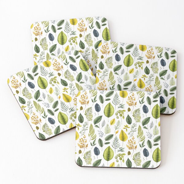Item preview, Botanical Bliss tropical leaves natural designed and sold by Piyakan.