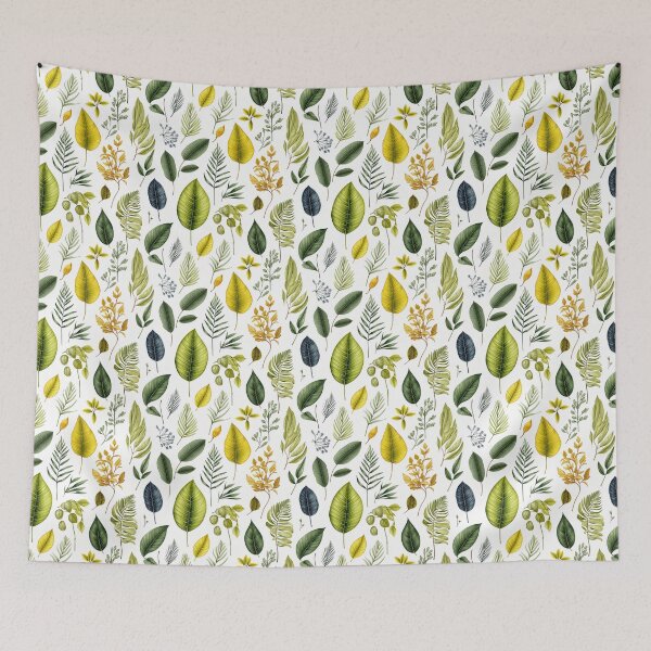 Item preview, Botanical Bliss tropical leaves natural designed and sold by Piyakan.