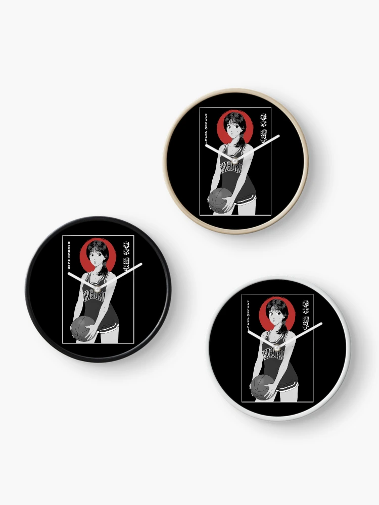 Thumbnail 3 of 4, Clock, Haruko Akagi Slamdunk Simple designed and sold by RoderickDoyle.