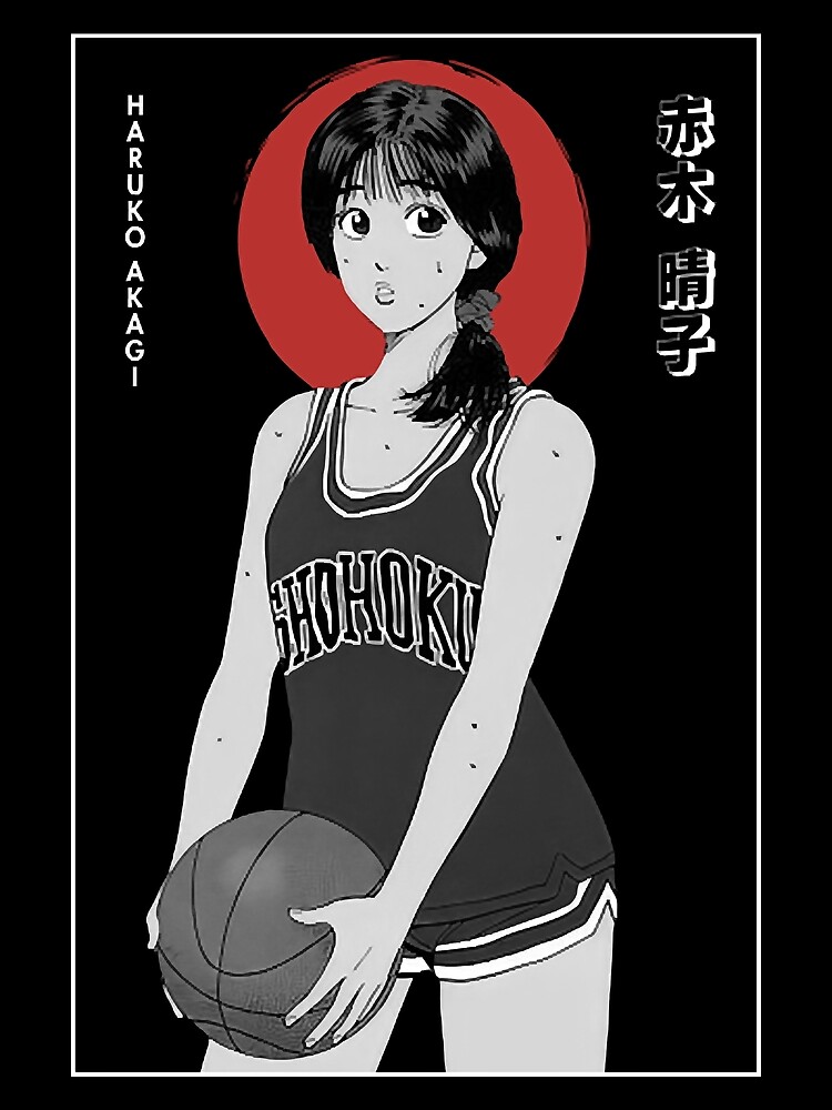 Thumbnail 3 of 3, Scarf, Haruko Akagi Slamdunk Simple designed and sold by RoderickDoyle.