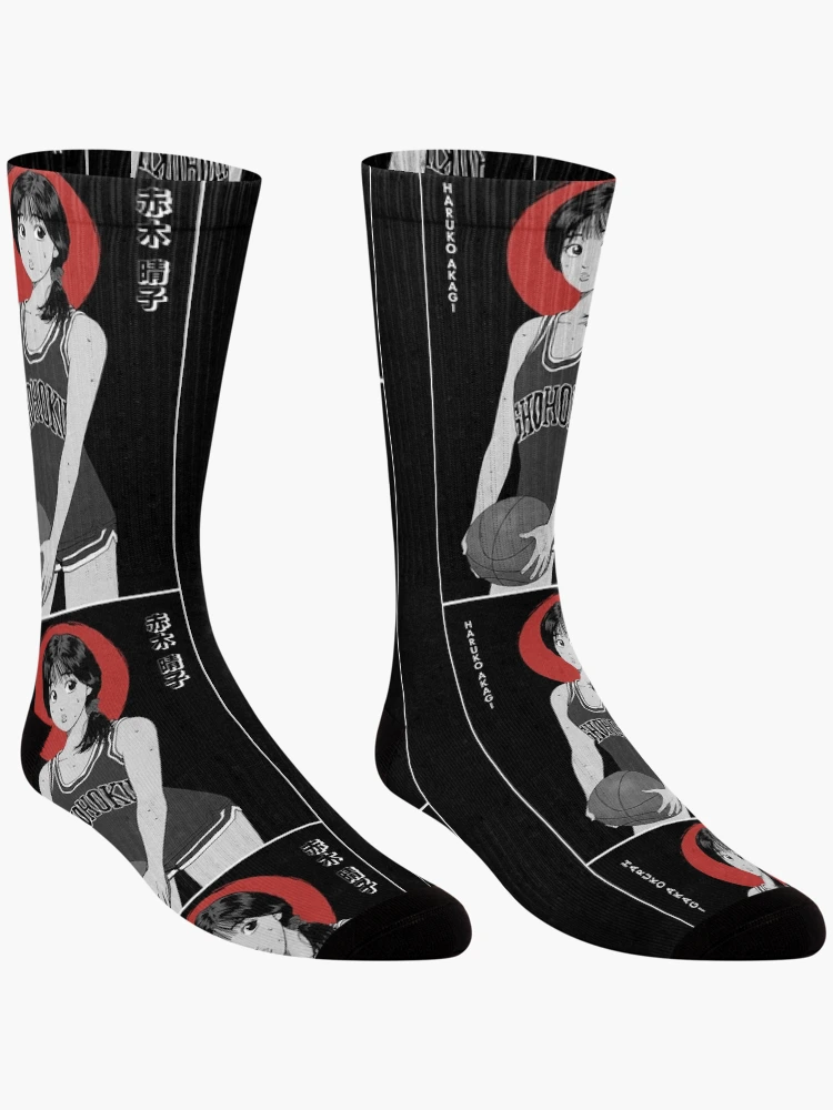 Thumbnail 3 of 5, Socks, Haruko Akagi Slamdunk Simple designed and sold by RoderickDoyle.