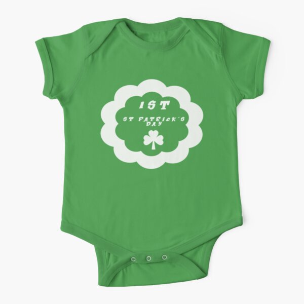 baby girl first st patrick's day outfit