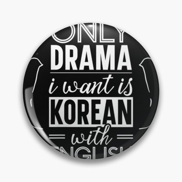 Item preview, Womens The Only Drama I Want Is Korean With English Subtitles K-Pop V-Neck  designed and sold by ChristianPricha.