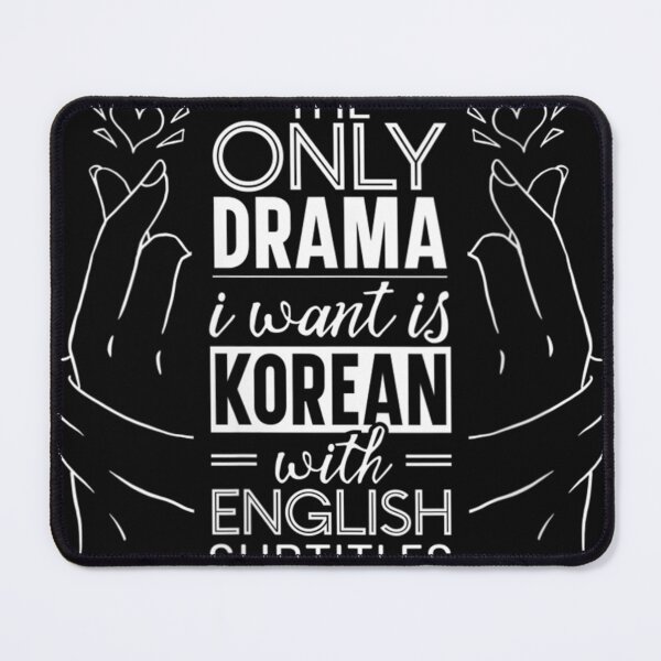 Item preview, Womens The Only Drama I Want Is Korean With English Subtitles K-Pop V-Neck  designed and sold by ChristianPricha.