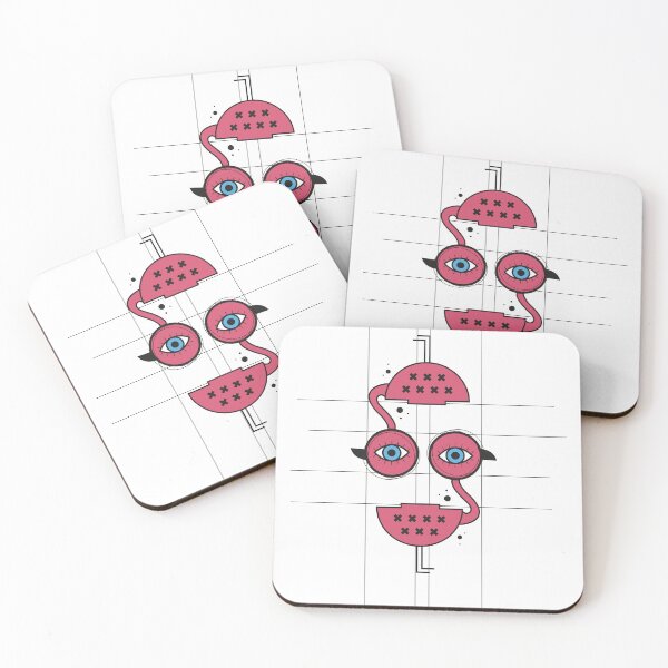 Item preview, flamingo face designed and sold by onlyoneeye.